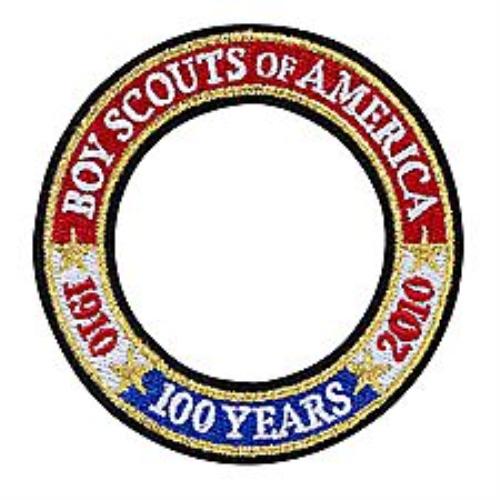 Cub Scout Centennial Recruiter Patch Placement