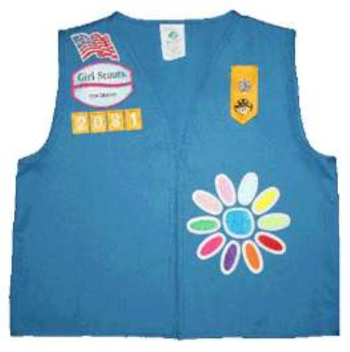 Girl Scouts Daisies Vest Patch Placement andfreeware