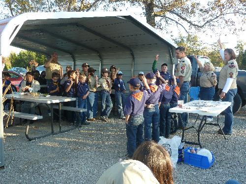 October 22, 2011 Pumpkin Patch Pack Meeting