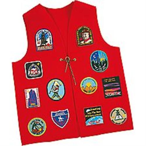 Public Red Brag Vest Cub Scout Pack 55 (Tolono, Illinois)