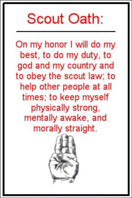 boy scout troop 855 port washington wisconsin homepage scout oath and law