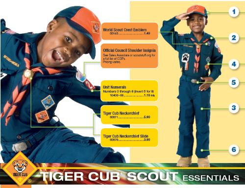 webelos shirt patch placement