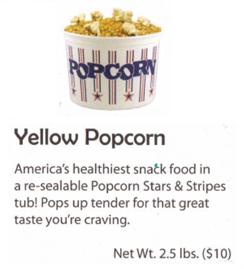 Yellow Popping Corn